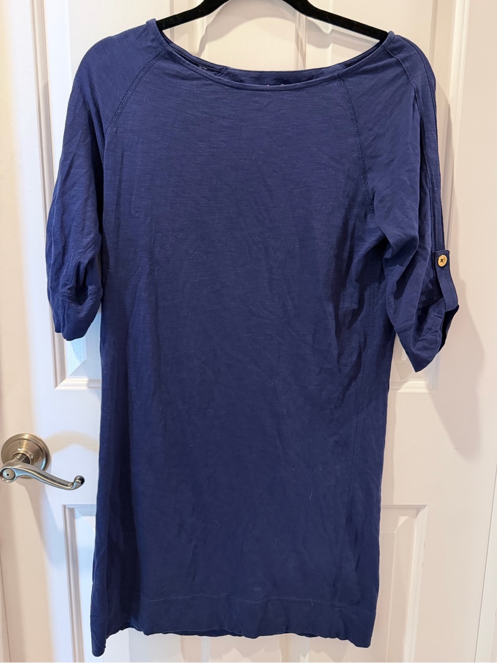 Lilly Pulitzer Navy shirt dress- Small